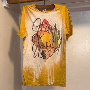 Bella Canvas Yellow Graphic Tee